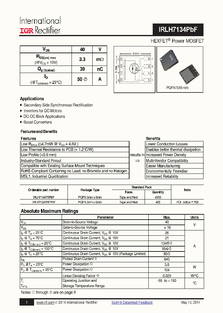 IRLH7134PBF_7745454.PDF Datasheet