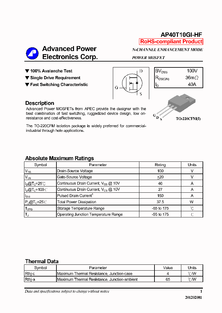 AP40T10GI-HF_7773318.PDF Datasheet