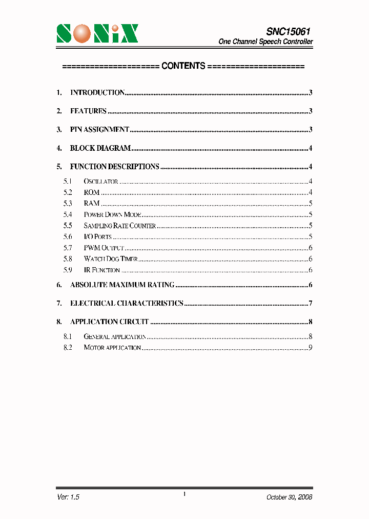 SNC15061_7798522.PDF Datasheet