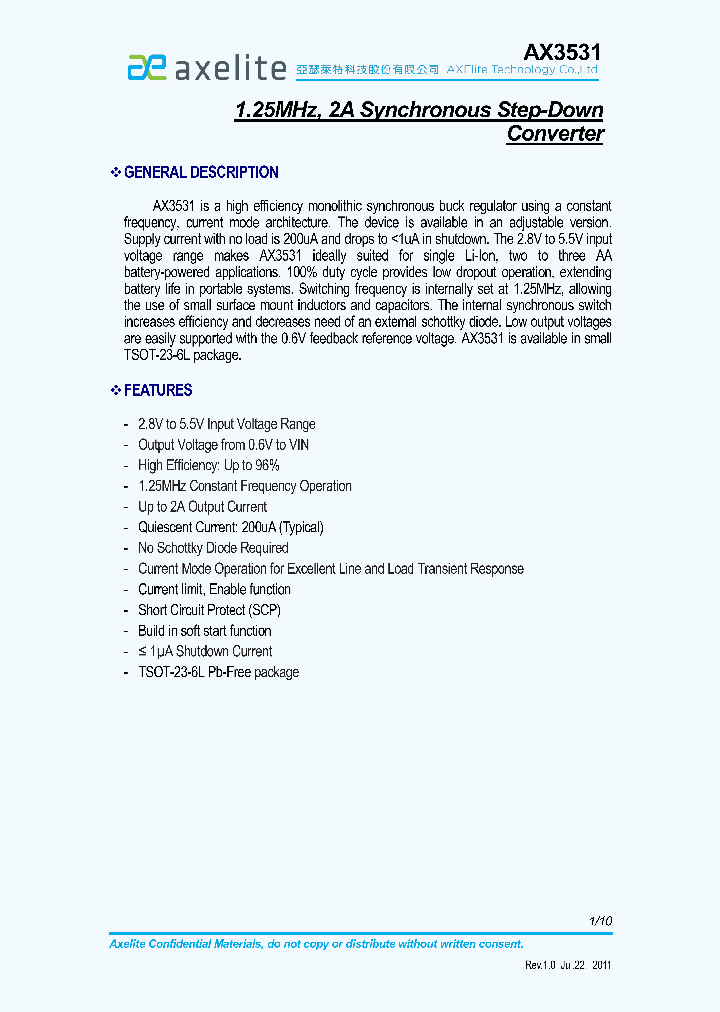 AX3531_7794990.PDF Datasheet