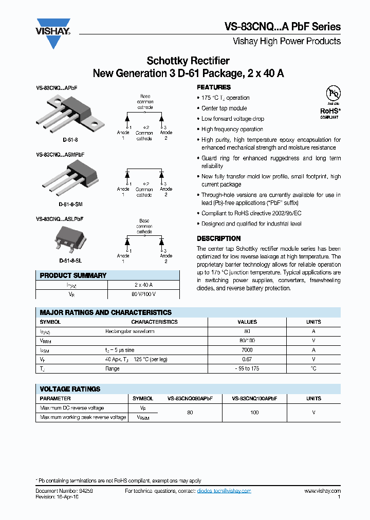 VS-83CNQ_8000141.PDF Datasheet