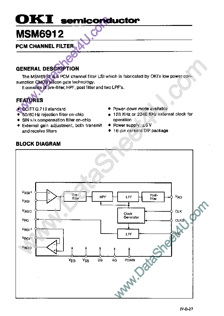 MSM6912_7814610.PDF Datasheet