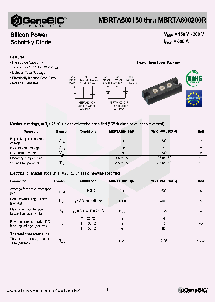 MBRTA600150R_8164516.PDF Datasheet