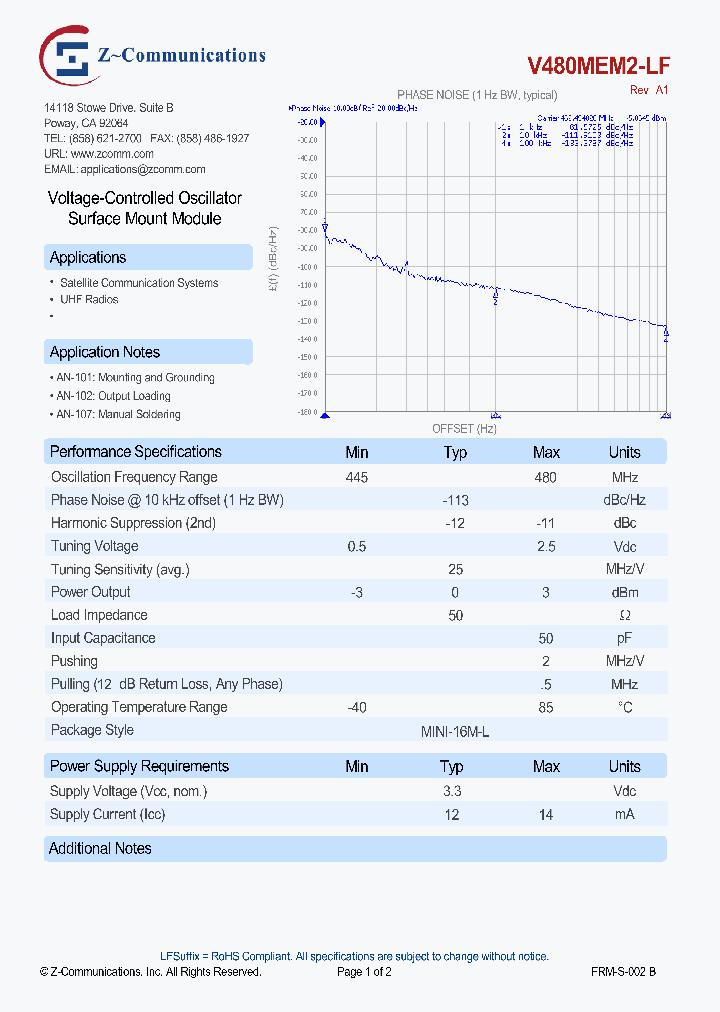 V480MEM2-LF_8189220.PDF Datasheet