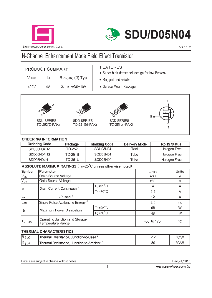 SDUD05N04_8204112.PDF Datasheet