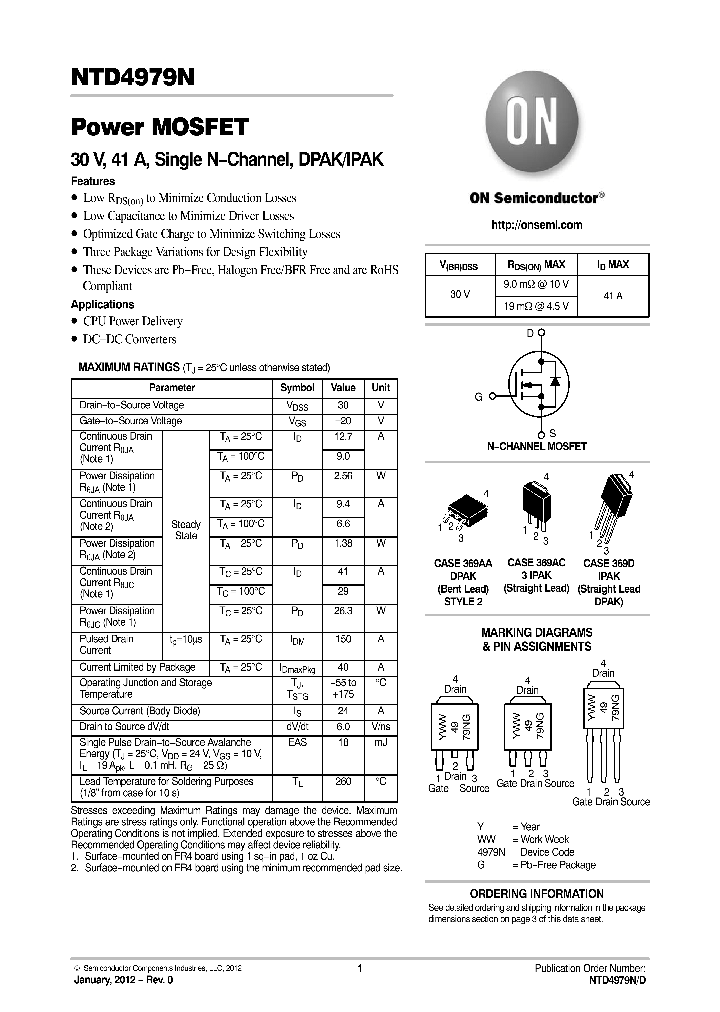 NTD4979N_8219219.PDF Datasheet