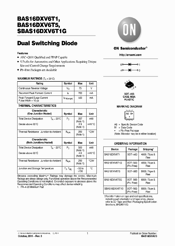 SBAS16DXV6T1G_8233216.PDF Datasheet