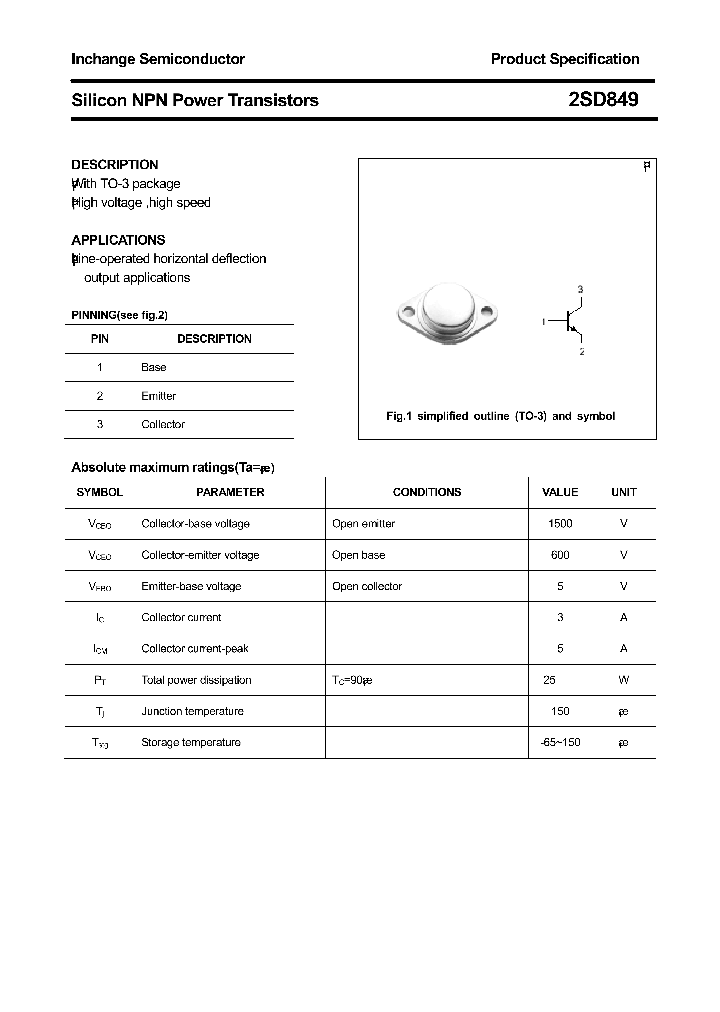 2SD849_8246593.PDF Datasheet