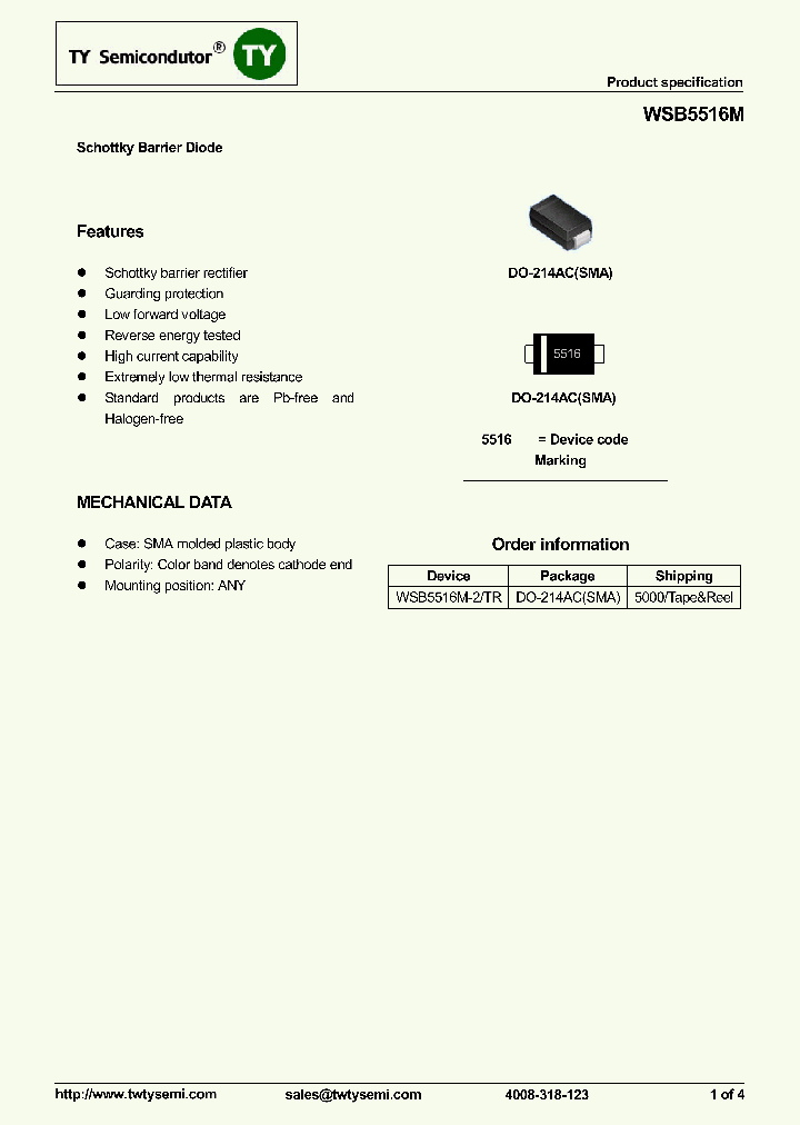 WSB5516M-2TR_8252469.PDF Datasheet