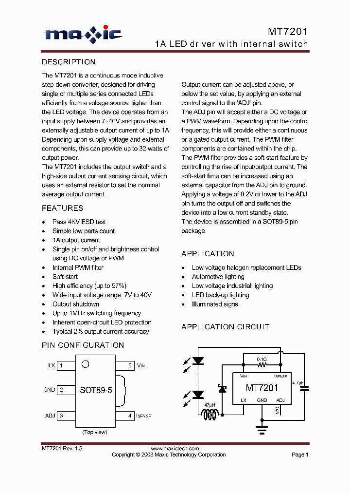 MT7201_7867691.PDF Datasheet