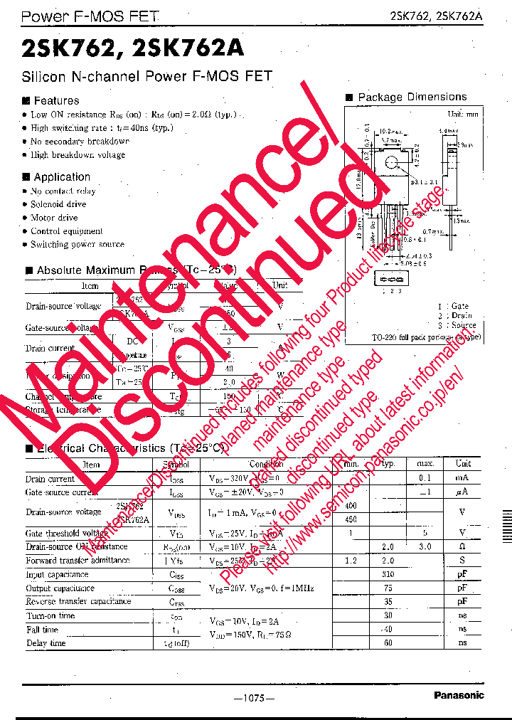 2SK0762_8280676.PDF Datasheet