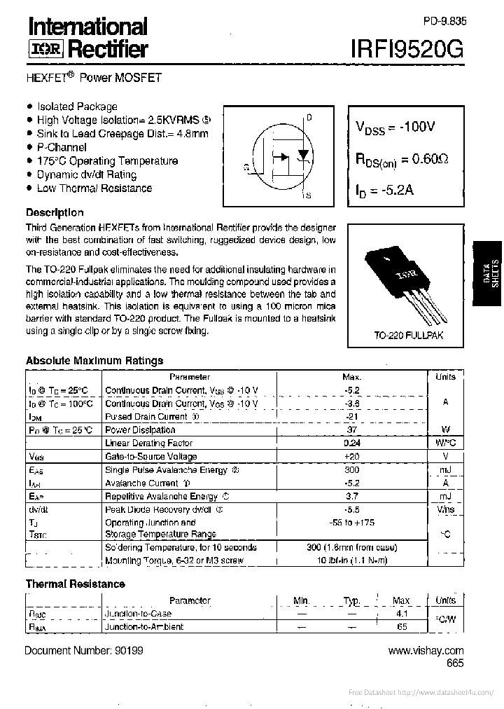 IRF19520G_7891767.PDF Datasheet