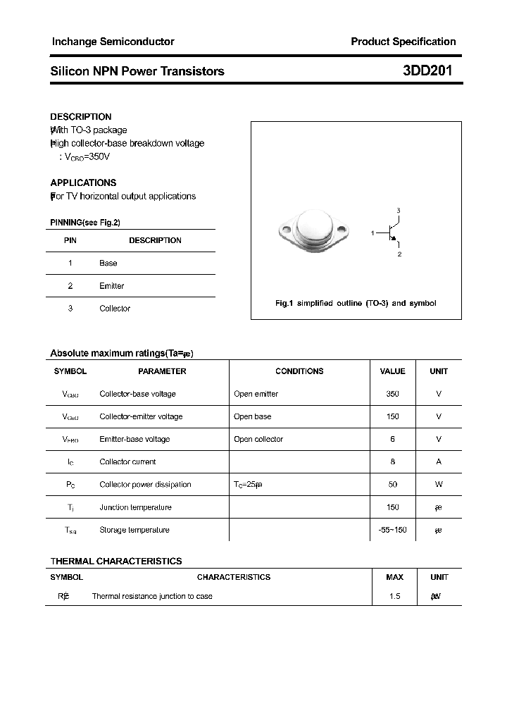 3DD201_8286315.PDF Datasheet