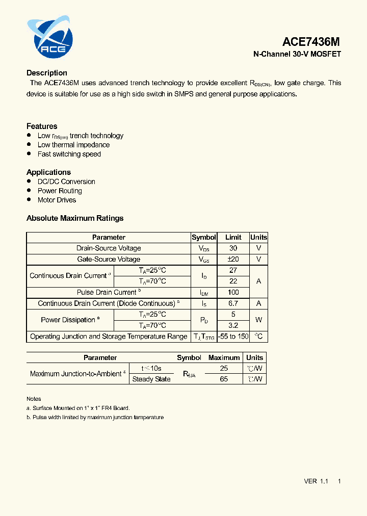 ACE7436M_8291181.PDF Datasheet