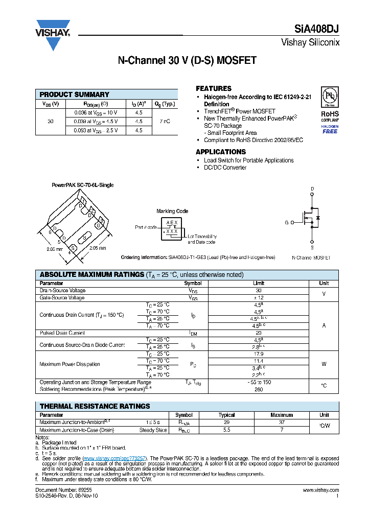 SIA408DJ_8298349.PDF Datasheet