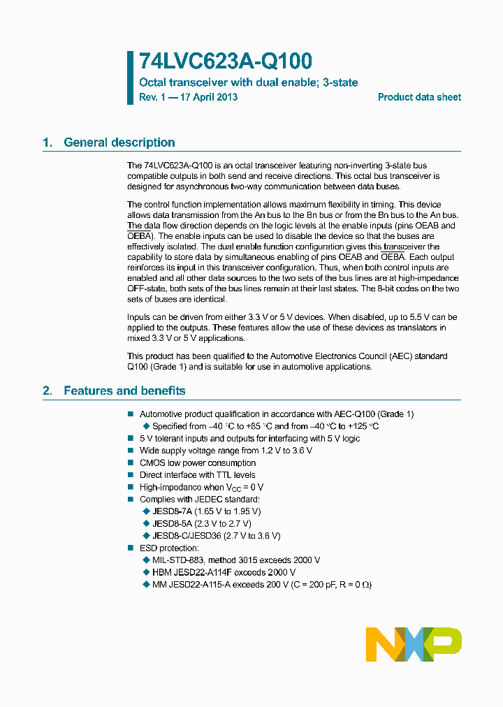 74LVC623ADB-Q100_8311325.PDF Datasheet