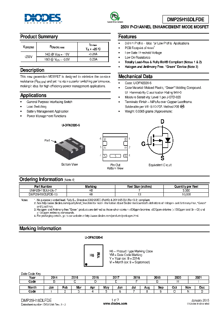 DMP25H18DLFDE_8314694.PDF Datasheet