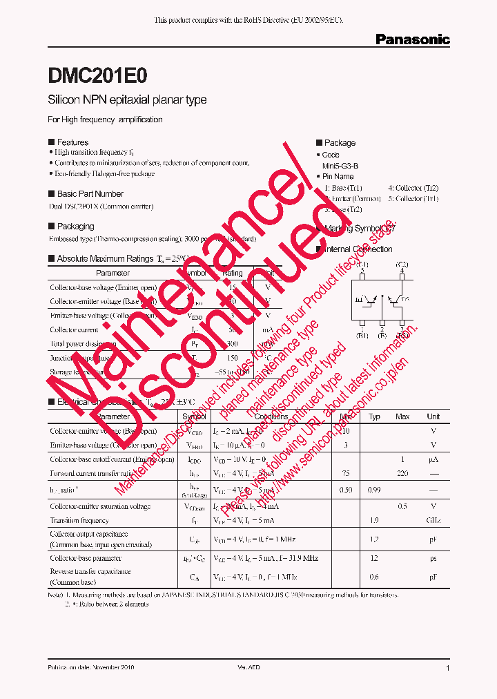 DMC201E0_8320533.PDF Datasheet