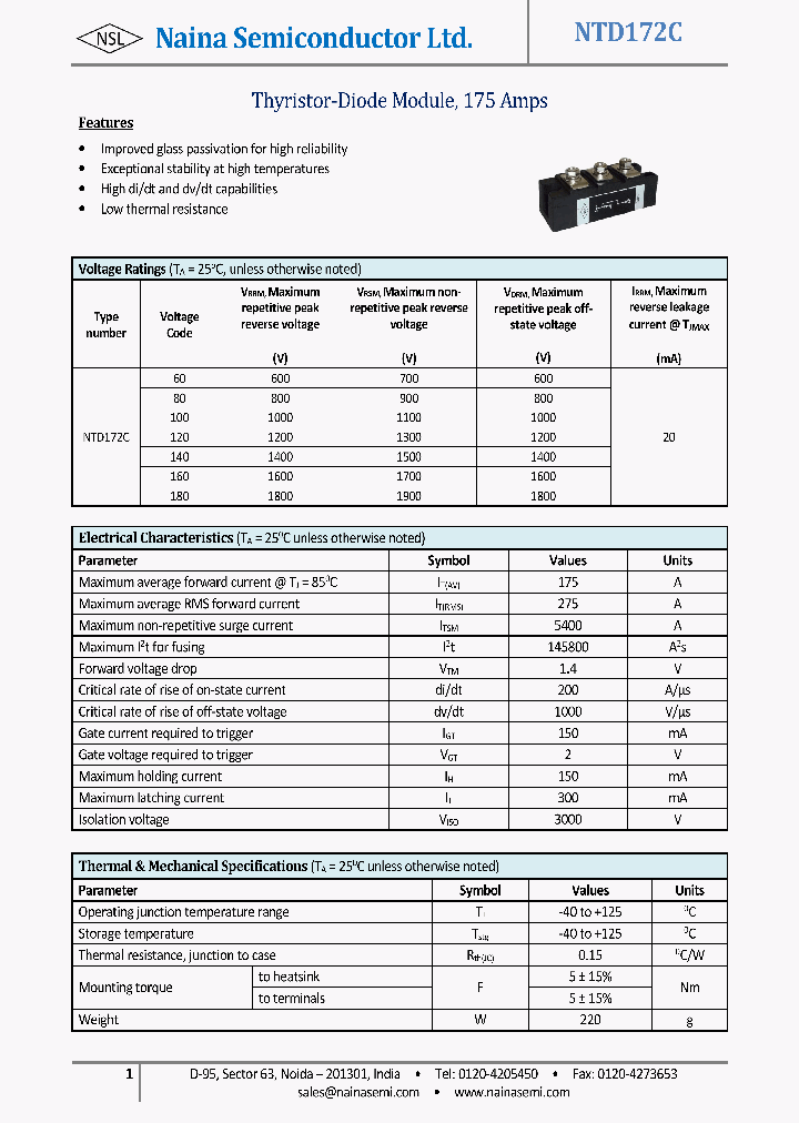 NTD172C_8356421.PDF Datasheet