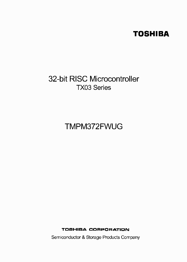 TMPM372FWUG_8371625.PDF Datasheet