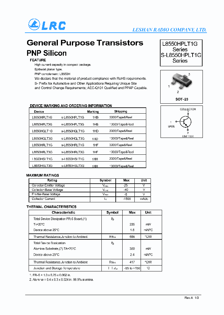 L8550HQLT1G-15_8482204.PDF Datasheet