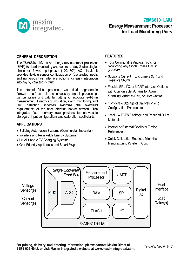 78M6610LMU_8625570.PDF Datasheet