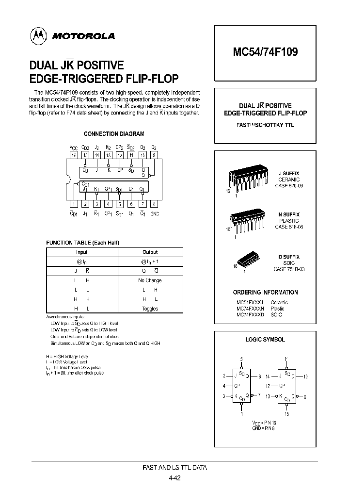 MC54F74109_8683534.PDF Datasheet