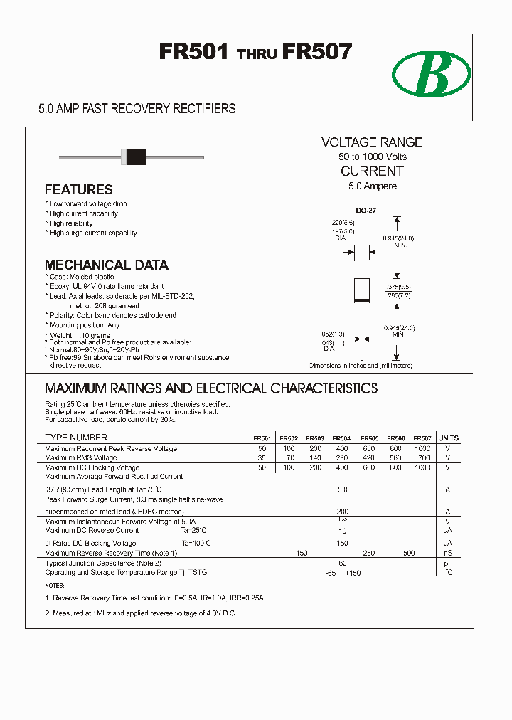 FR501_8729939.PDF Datasheet