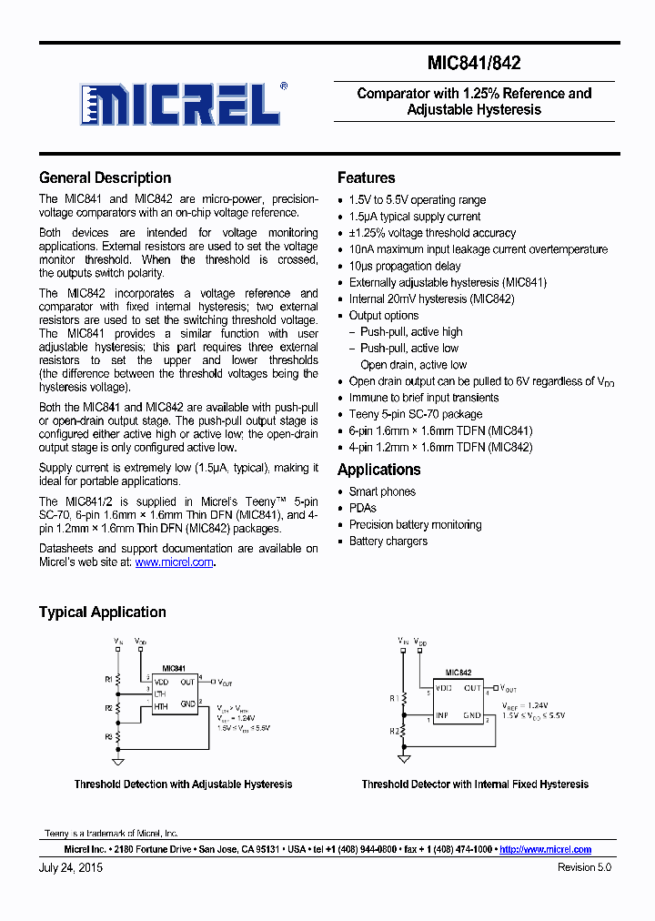 MIC841NYC5_8736935.PDF Datasheet