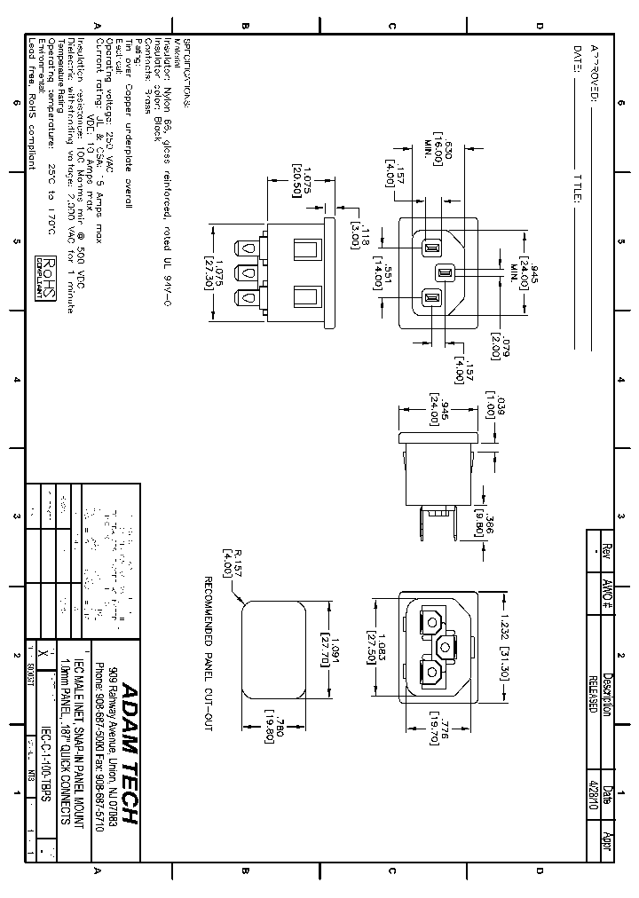 IEC-C-1-100-TBPS_8813001.PDF Datasheet