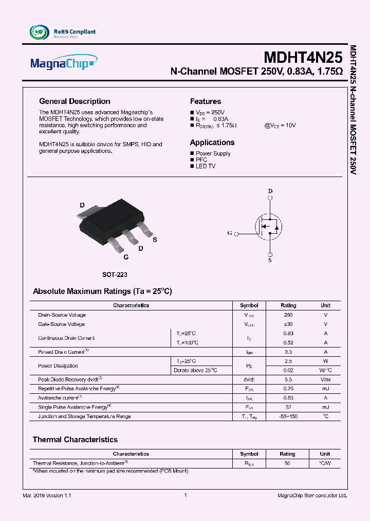 MDHT4N25_8817244.PDF Datasheet