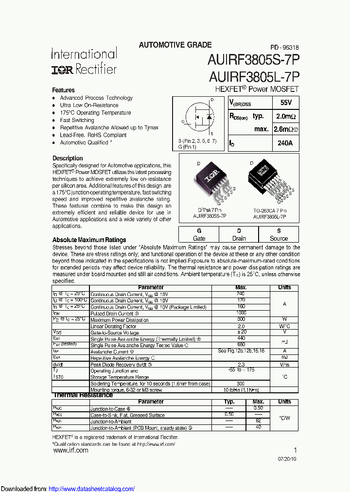 AUIRF3805L-7P_8839175.PDF Datasheet