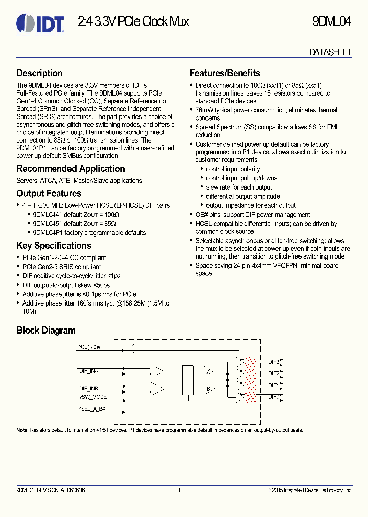 9DML0441AKILF_8864627.PDF Datasheet