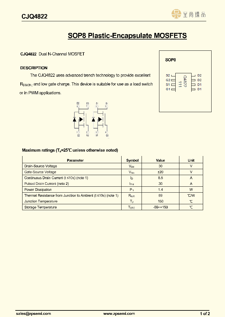 CJQ4822_8868096.PDF Datasheet