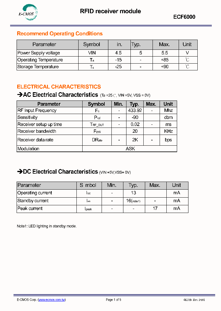 ECF6000_8897150.PDF Datasheet