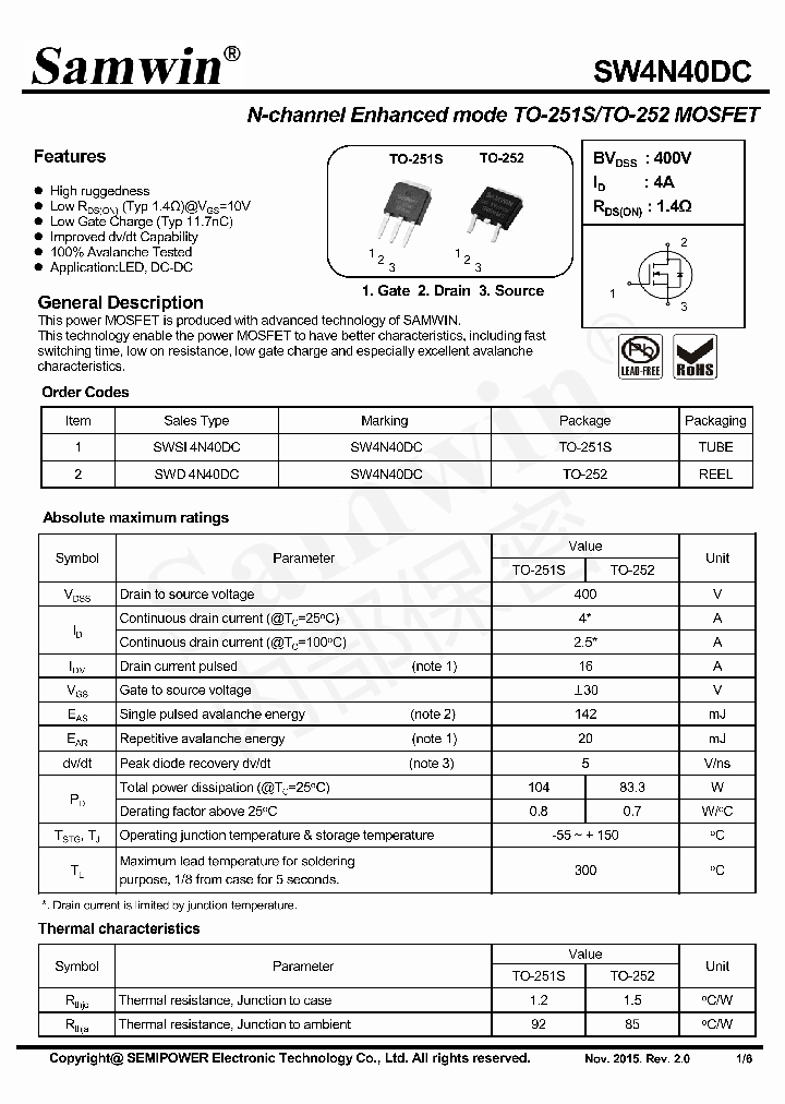 SW4N40DC_8898631.PDF Datasheet