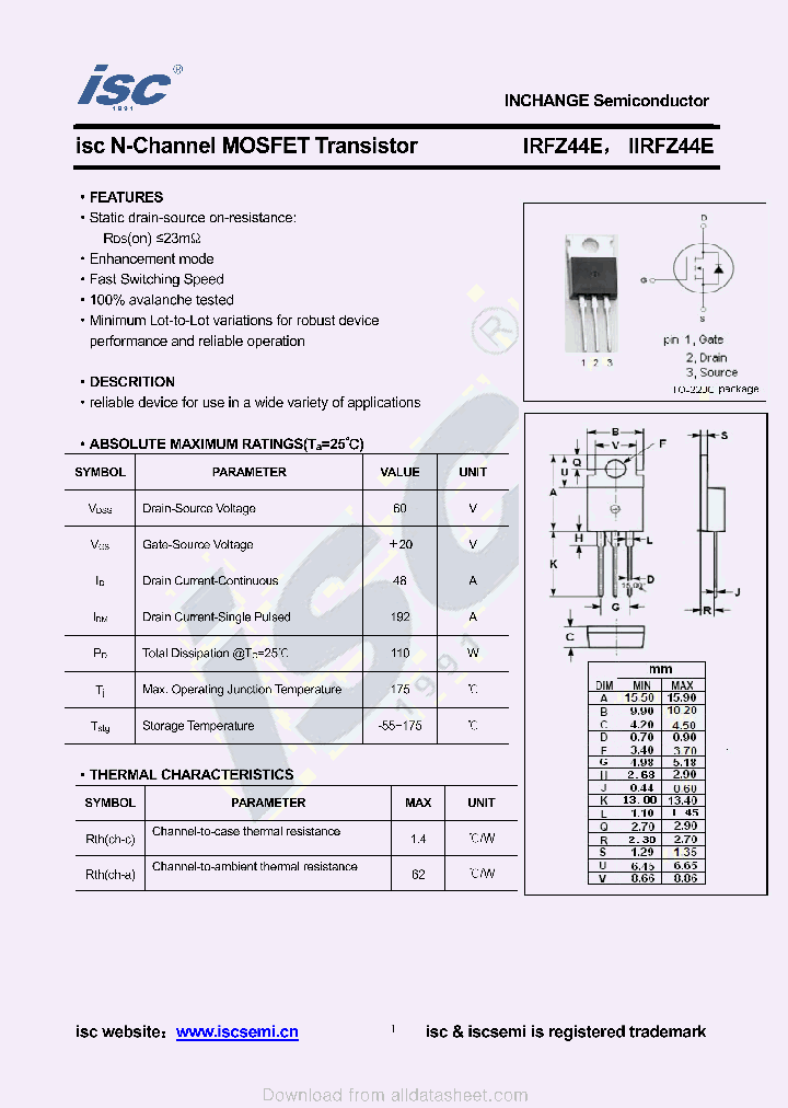 IIRFZ44E_8926743.PDF Datasheet