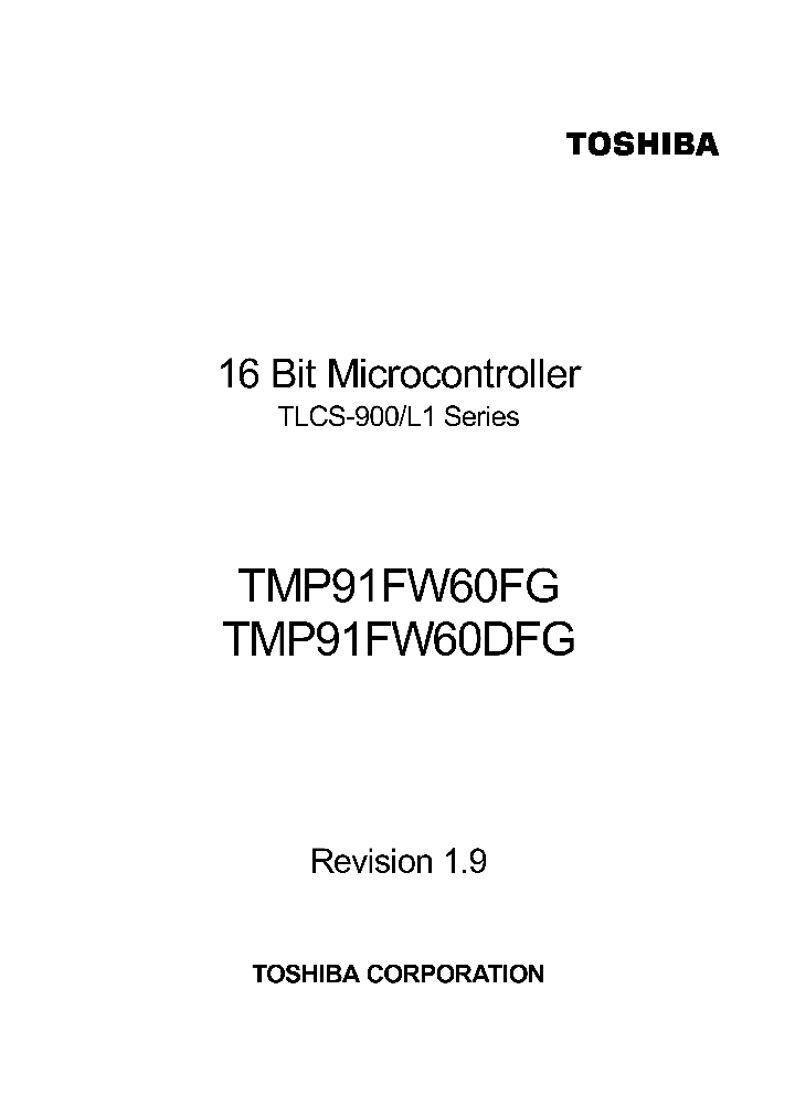 TMP91FW60FG_8932439.PDF Datasheet