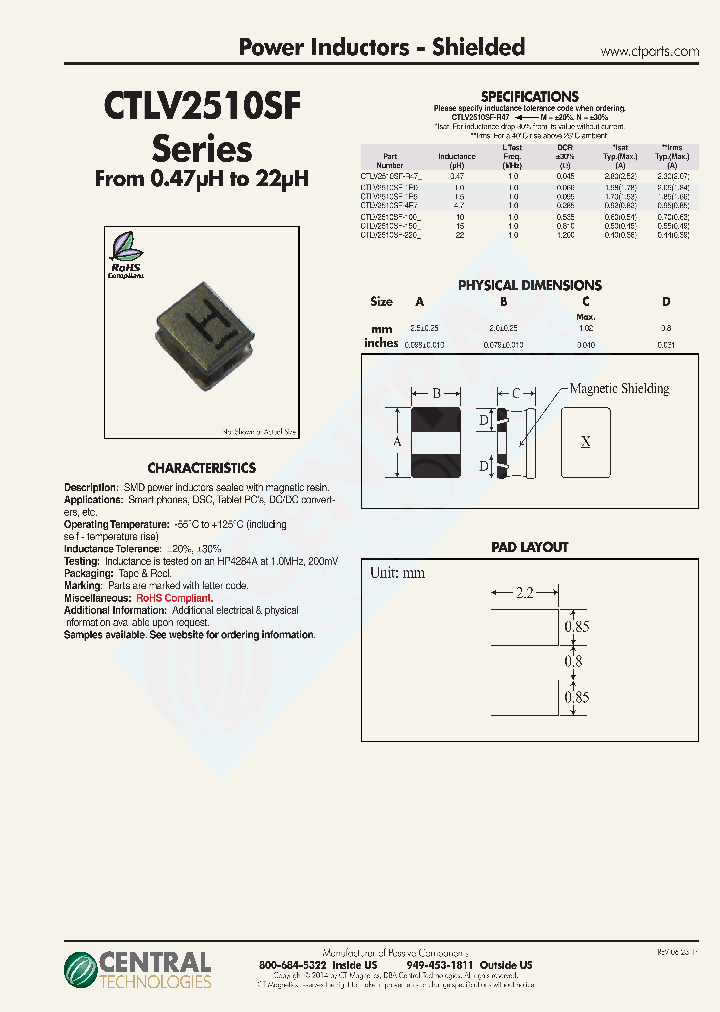 CTLV2510SF_8944115.PDF Datasheet