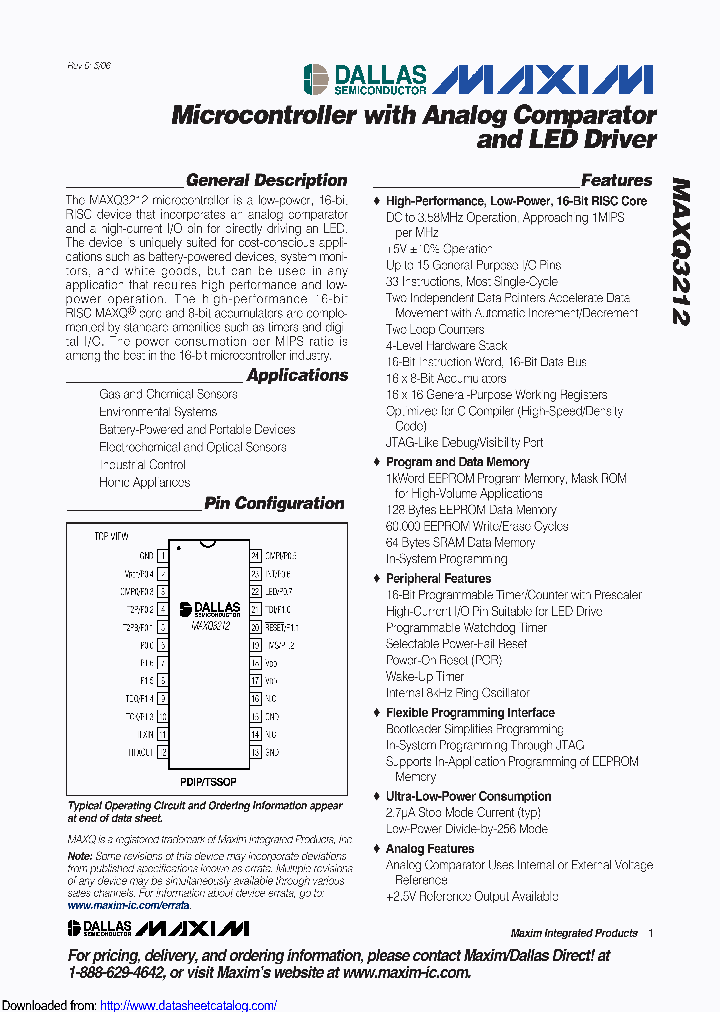 MAXQ3212_8959562.PDF Datasheet