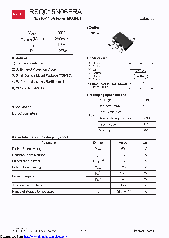 RSQ015N06FRA_8971313.PDF Datasheet