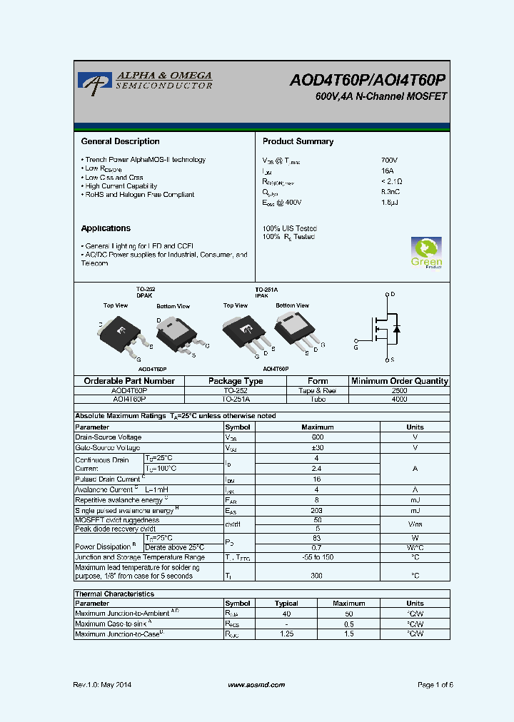 AOI4T60P_8979346.PDF Datasheet