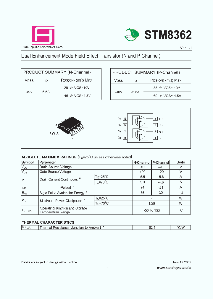 STM8362_9003604.PDF Datasheet