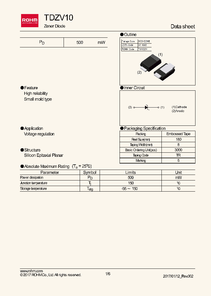 TDZV10_9012976.PDF Datasheet