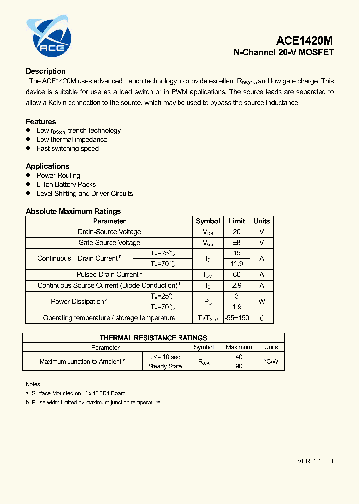 ACE1420M_9056908.PDF Datasheet