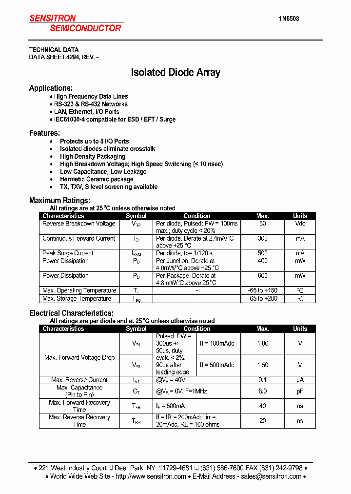 1N6508_9070156.PDF Datasheet