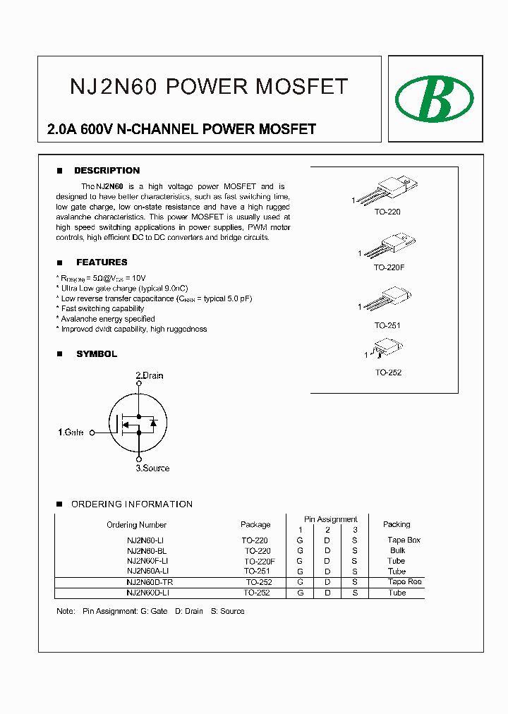 NJ2N60A-LI_9076543.PDF Datasheet