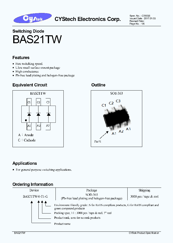 BAS21TW-0-T1-G_9084578.PDF Datasheet