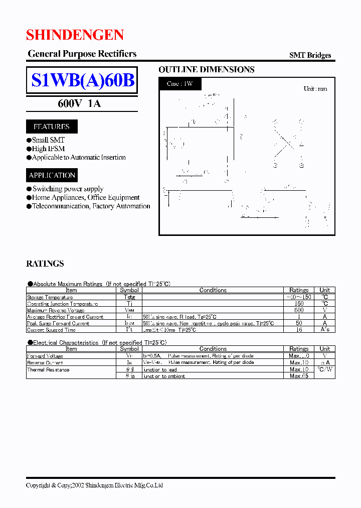 S1WA60BS_9101607.PDF Datasheet